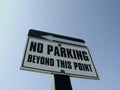 No Parking Sign Royalty Free Stock Photo