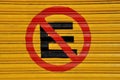 No parking sign, no estacionarse Royalty Free Stock Photo