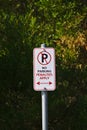 No Parking Sign Royalty Free Stock Photo
