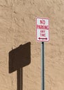 No parking sign Royalty Free Stock Photo