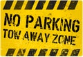 No parking, tow away zone