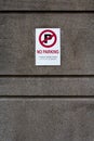 No Parking - Violators will be towed at owner`s Expense