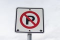 No parkingsign Royalty Free Stock Photo