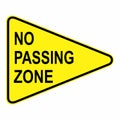 No Passing Zone sign