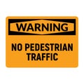 No pedestrian traffic danger vector icon. Forbidden public pedestrian prohibit sign