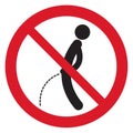 No peeing symbol