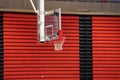 No people basketball court detail Royalty Free Stock Photo