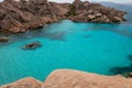 No people at Cala Coticcio, Italy