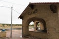 No people at Lamy railroad station - 1 Royalty Free Stock Photo