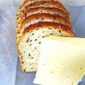 Bread Cheese Holes Royalty Free Stock Photo