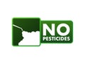 No pesticides, great design for any purposes. Design vector