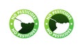 No pesticides, great design for any purposes. Design vector