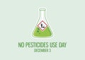 No Pesticides Use Day vector