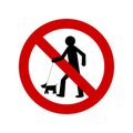 No pets allowed sign Royalty Free Stock Photo