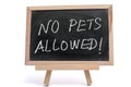 No pets allowed Royalty Free Stock Photo