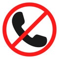 Cool no phone handset icon