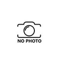 No photo available icon. Picture coming soon icon isolated on white background