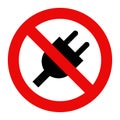 No plug icon