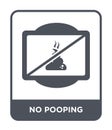 no pooping icon in trendy design style. no pooping icon isolated on white background. no pooping vector icon simple and modern