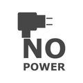 No Power icon Royalty Free Stock Photo