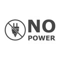 No Power icon Royalty Free Stock Photo