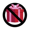 No present gift, banned celebrating, non bribe