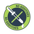 No preservatives, additives or dye free emblem