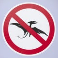 No pterosaur sign