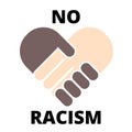 No racism symbol icon Royalty Free Stock Photo