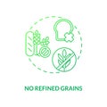 No refined grains concept icon