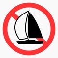 No sailboat