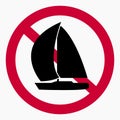 No sailboat