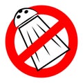 No salt symbol