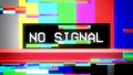 No signal pattern VCR glitch