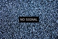 No signal to monitor Royalty Free Stock Photo