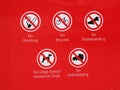 No skateboarding sign Royalty Free Stock Photo