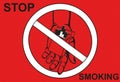 No smoke. Reject the offer of cigarettes. The concept of tobacco