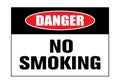 No smoking cigarette sign. Royalty Free Stock Photo