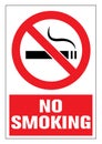 No smoking cigarette sign. Royalty Free Stock Photo