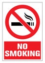 No smoking cigarette sign. Royalty Free Stock Photo