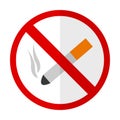 No smoking flat icon