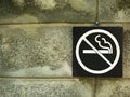 No smoking label