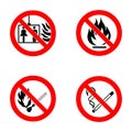 No smoking, No open flame, no matches, no lift.