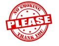 No smoking please Royalty Free Stock Photo