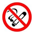 No smoking sign Royalty Free Stock Photo