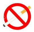 No smoking sign