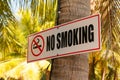 No smoking sign