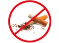 No smoking sign Royalty Free Stock Photo