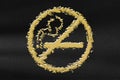 No smoking sign, No smoke Symbol