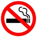 No smoking sign Royalty Free Stock Photo